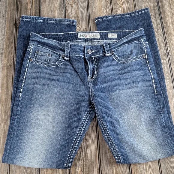 BKE Women's Boot Cut Jeans - Blue - Picture 7 of 12